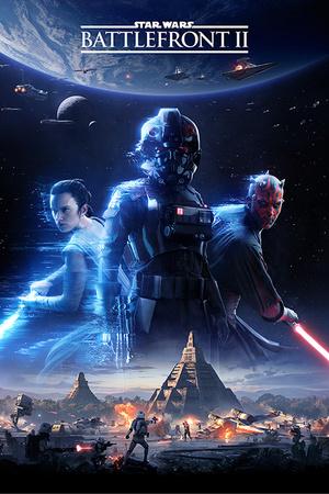 Star Wars Battlefront 2 Game Poster Print T681 A4 A3 A2 A1 A0|